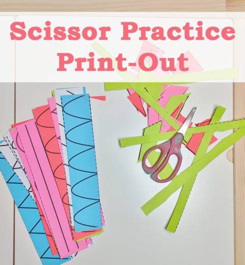 Scissor Practice Print-Out #cutting #scissors #toddleractivities #activitiesforkids