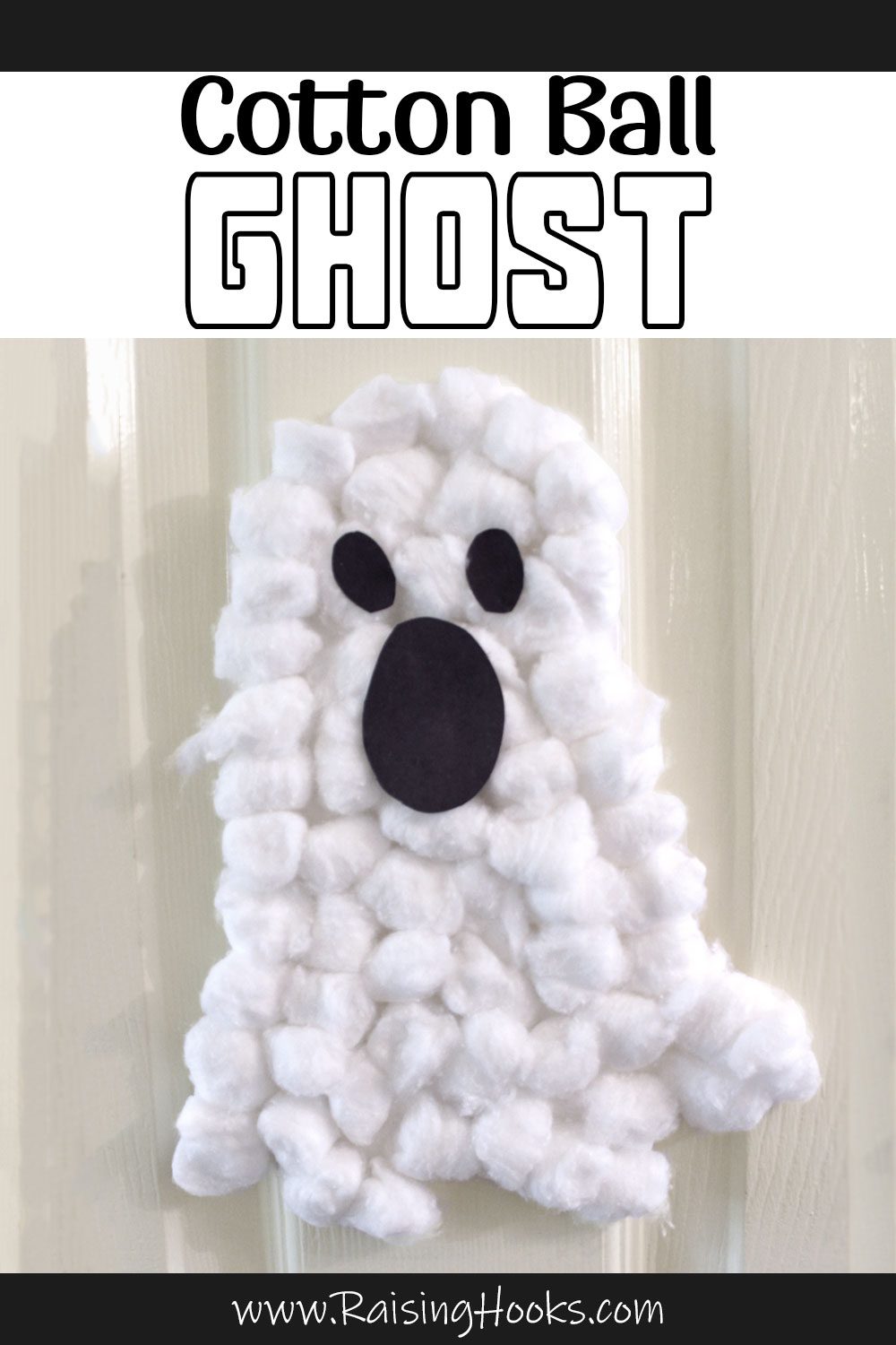 DIY Cotton Ball Ghosts + FREE Ghost Template Download!- MomDot