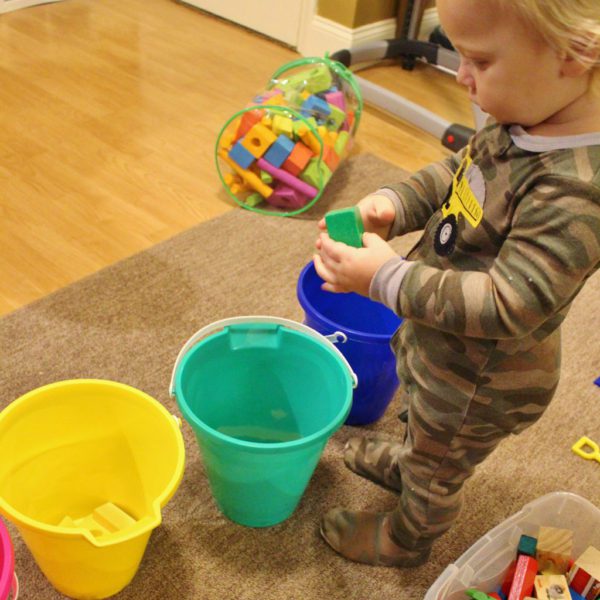 Sorting Colors With Blocks And Buckets Raising Hooks