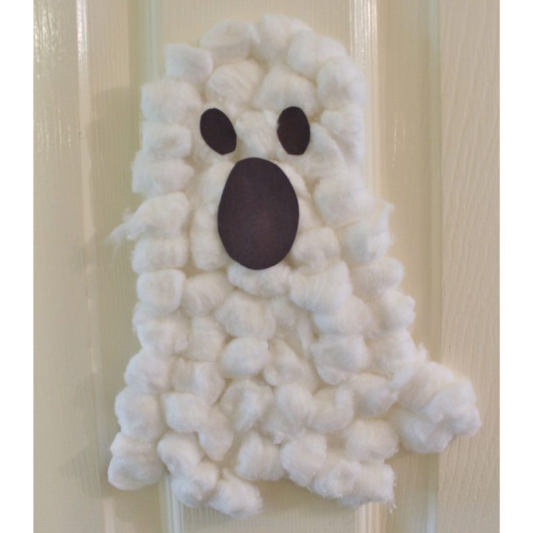 Cotton Ball Ghost Raising Hooks