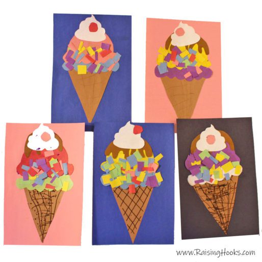 Invitation to Craft – Ice Cream Cones - Raising Hooks