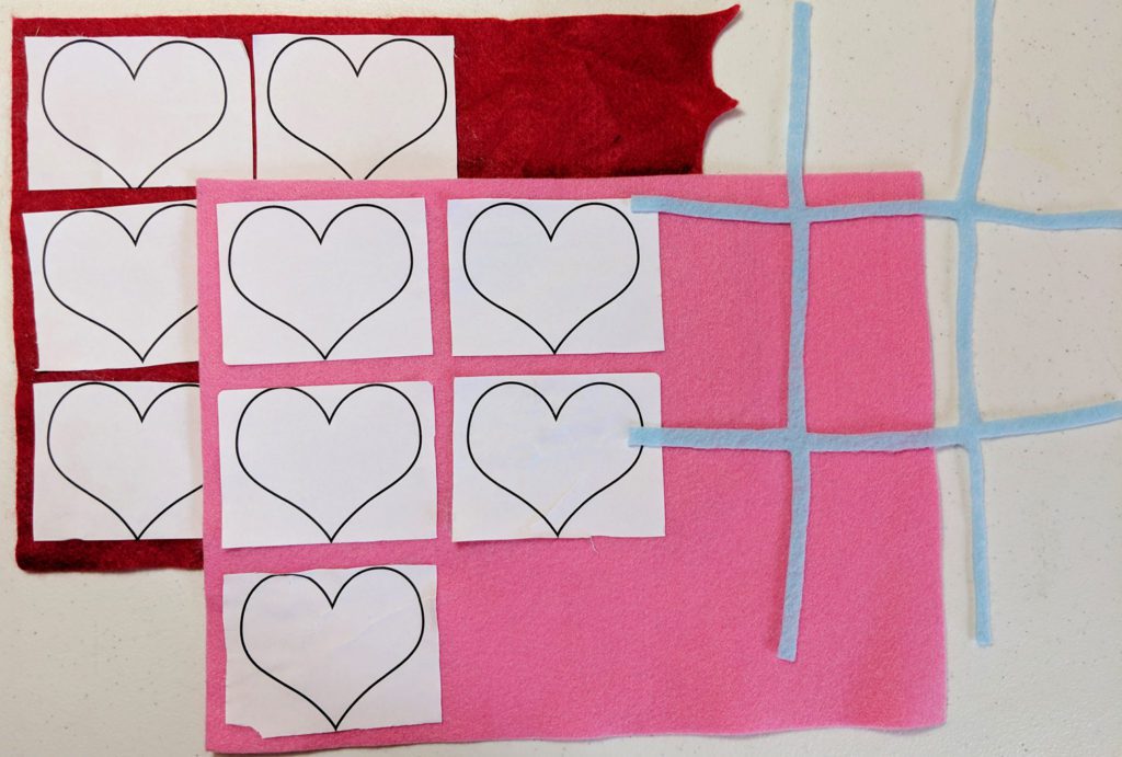 Pattern Hearts Love Valentine's Day in Adhesive and/or Heat
