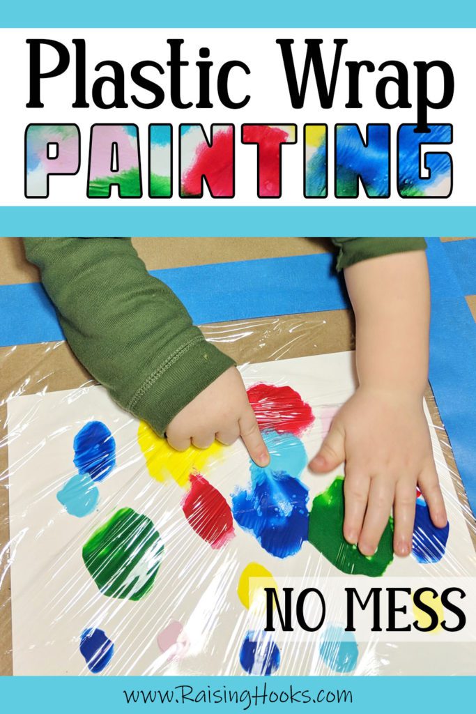 Plastic Wrap Painting Raising Hooks