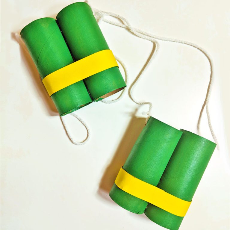 Cardboard Tube Binoculars Raising Hooks