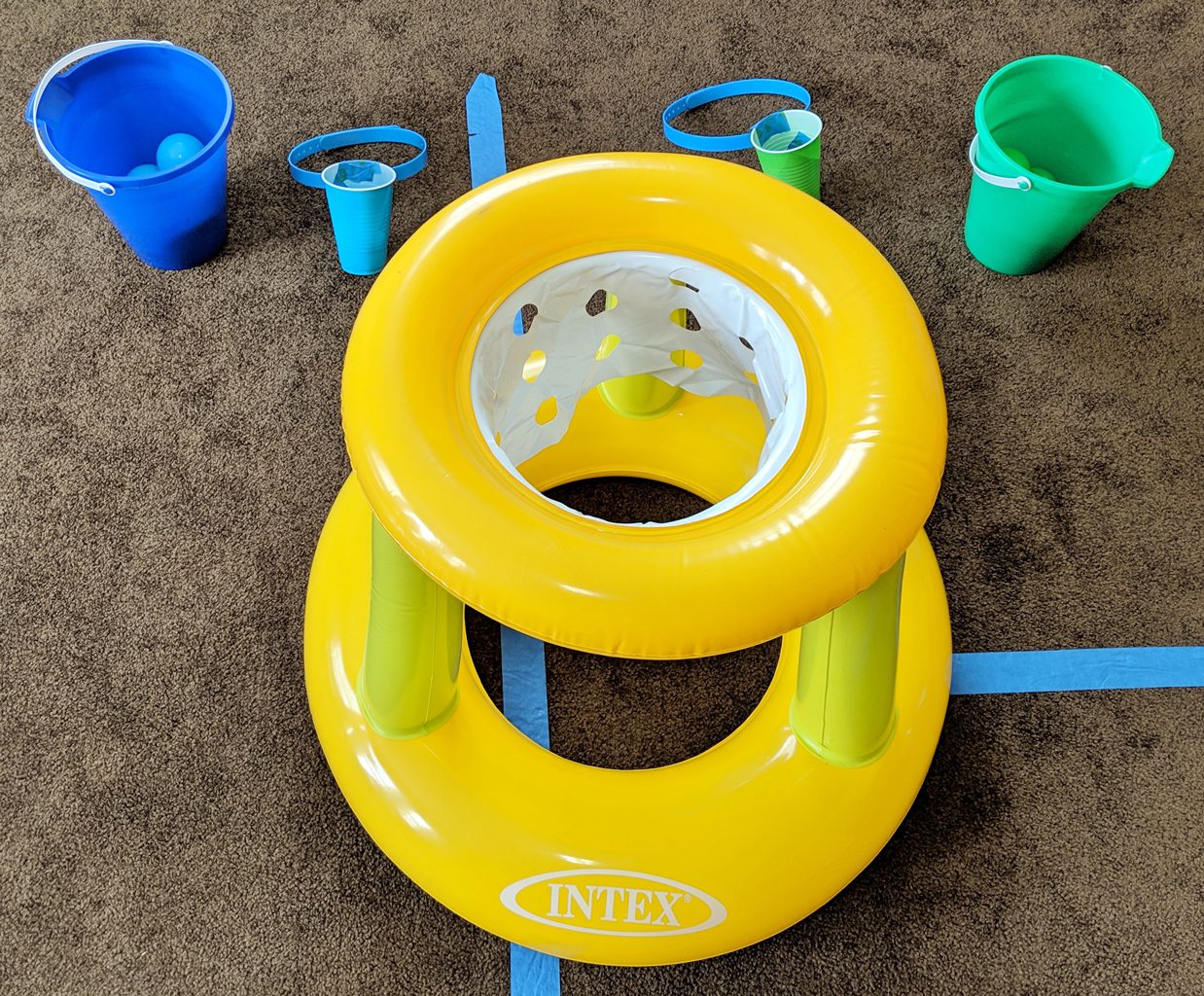 Solo Cup Ball Race Raising Hooks