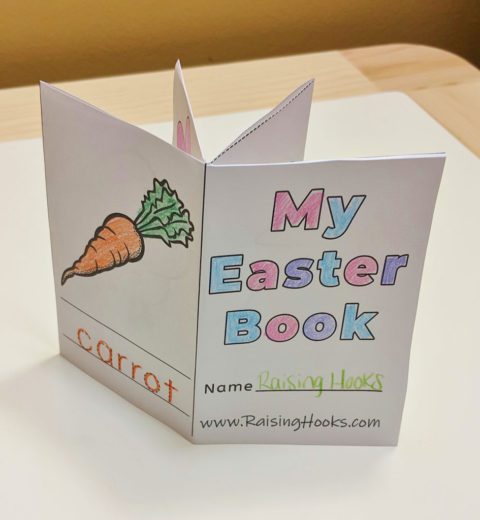 My Easter Book - A great printable resource for learning to read and write. #easter #easterbunny #writing #learning #teaching #teachingresource #learningresource #finemotor #finemotoractivities