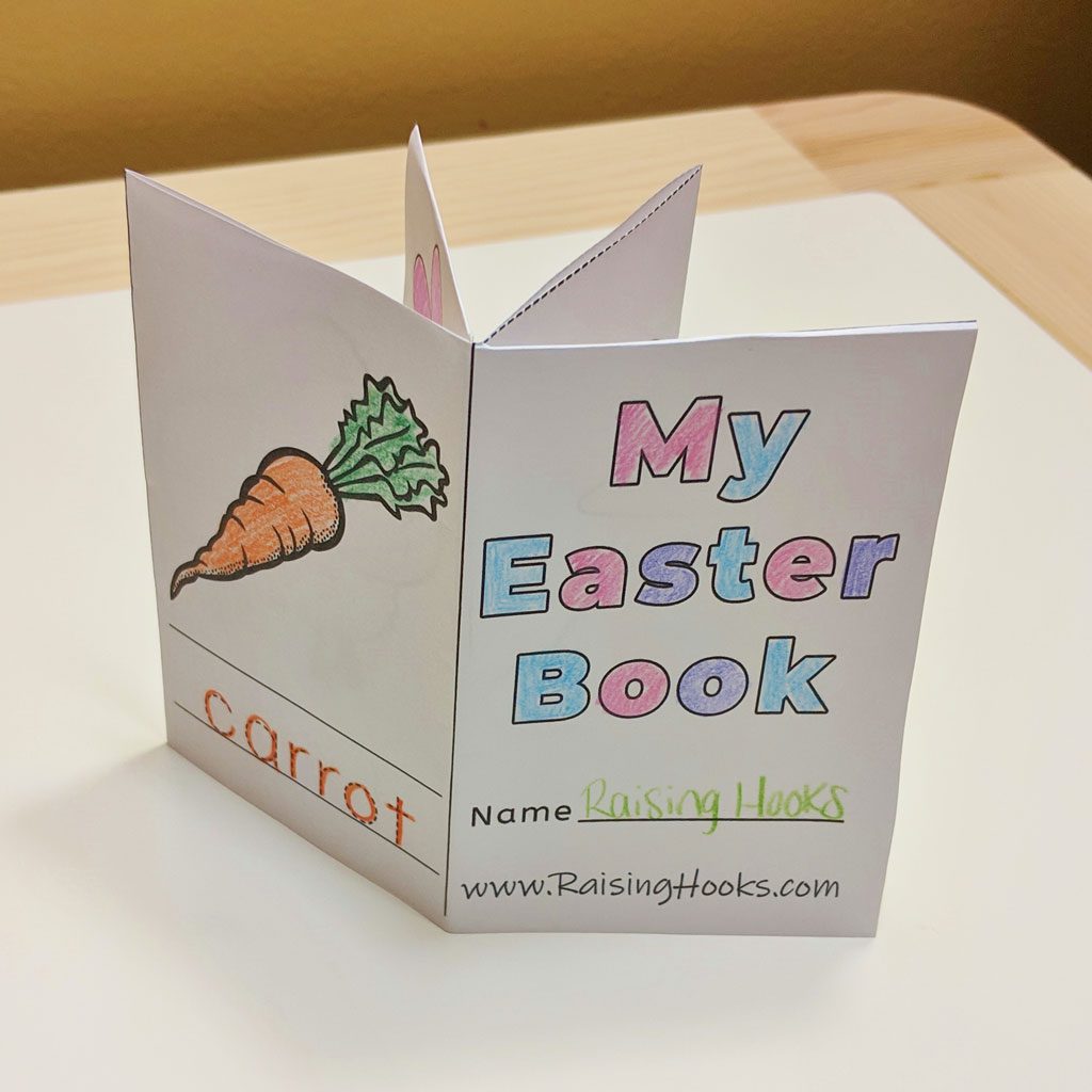 My Easter Book - A great printable resource for learning to read and write. #easter #easterbunny #writing #learning #teaching #teachingresource #learningresource #finemotor #finemotoractivities