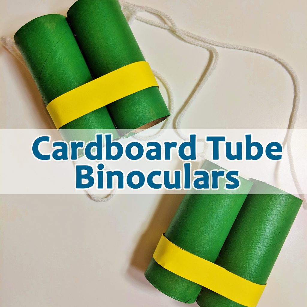 Cardboard Tube Binoculars Raising Hooks
