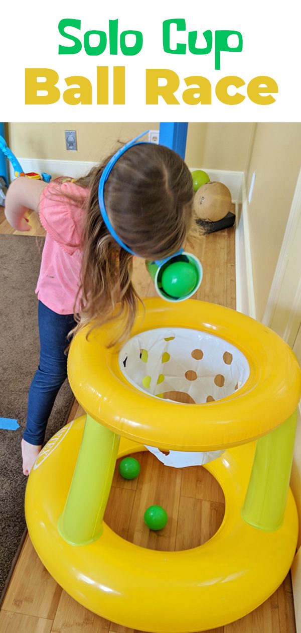 Solo Cup Ball Race Raising Hooks