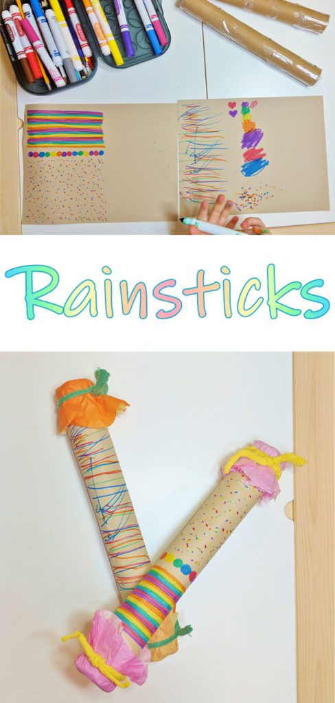 Rainsticks - A Musical Instrument Craft-ivity #rain #craftsforkids #activities #musicalinstruments