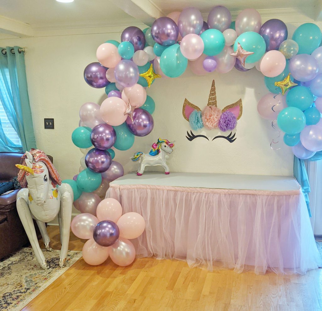 Unicorn Birthday Decoration at Home