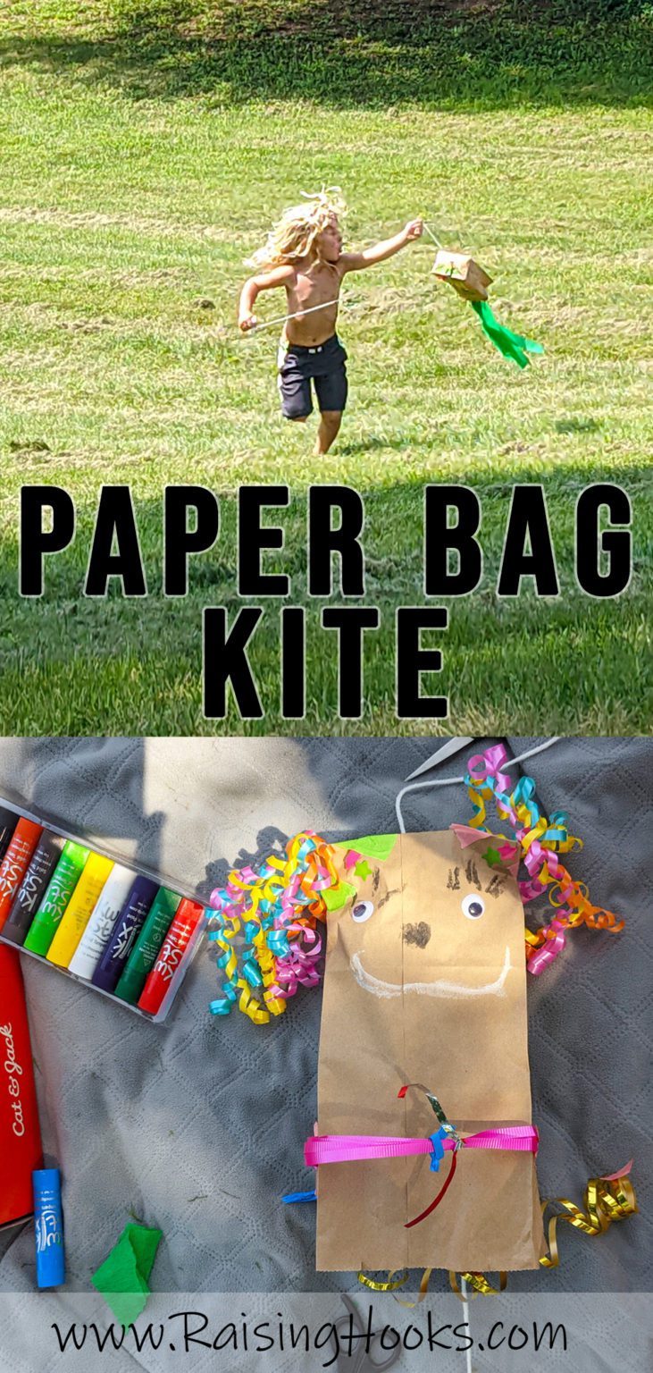 Paper Bag Kite Raising Hooks