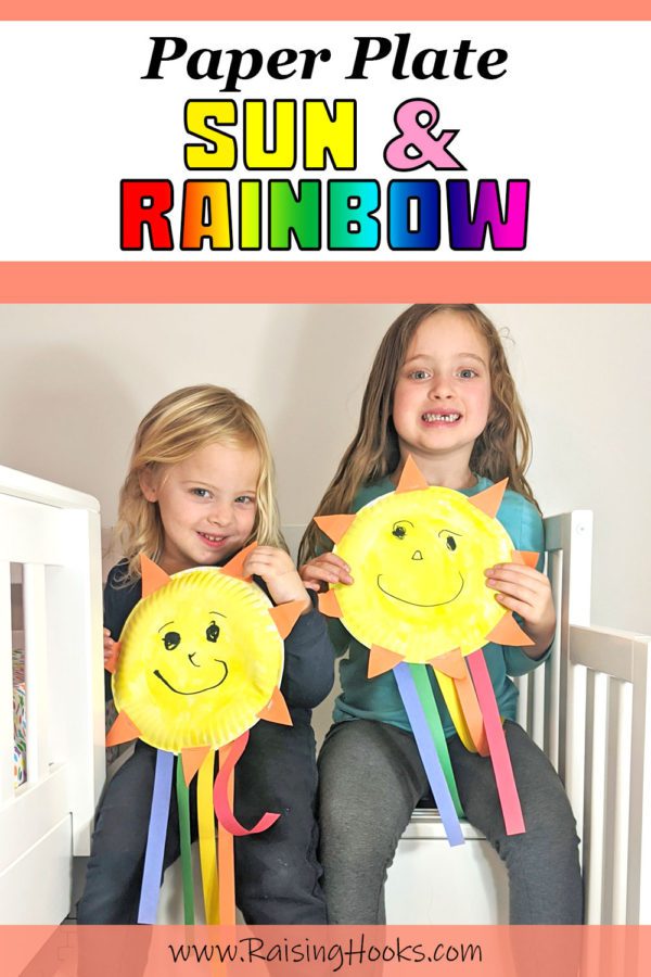 Paper Plate Sun & Rainbow Craft - Raising Hooks