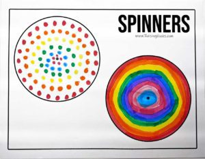 Make Your Own Colorful Paper Spinners - Raising Hooks