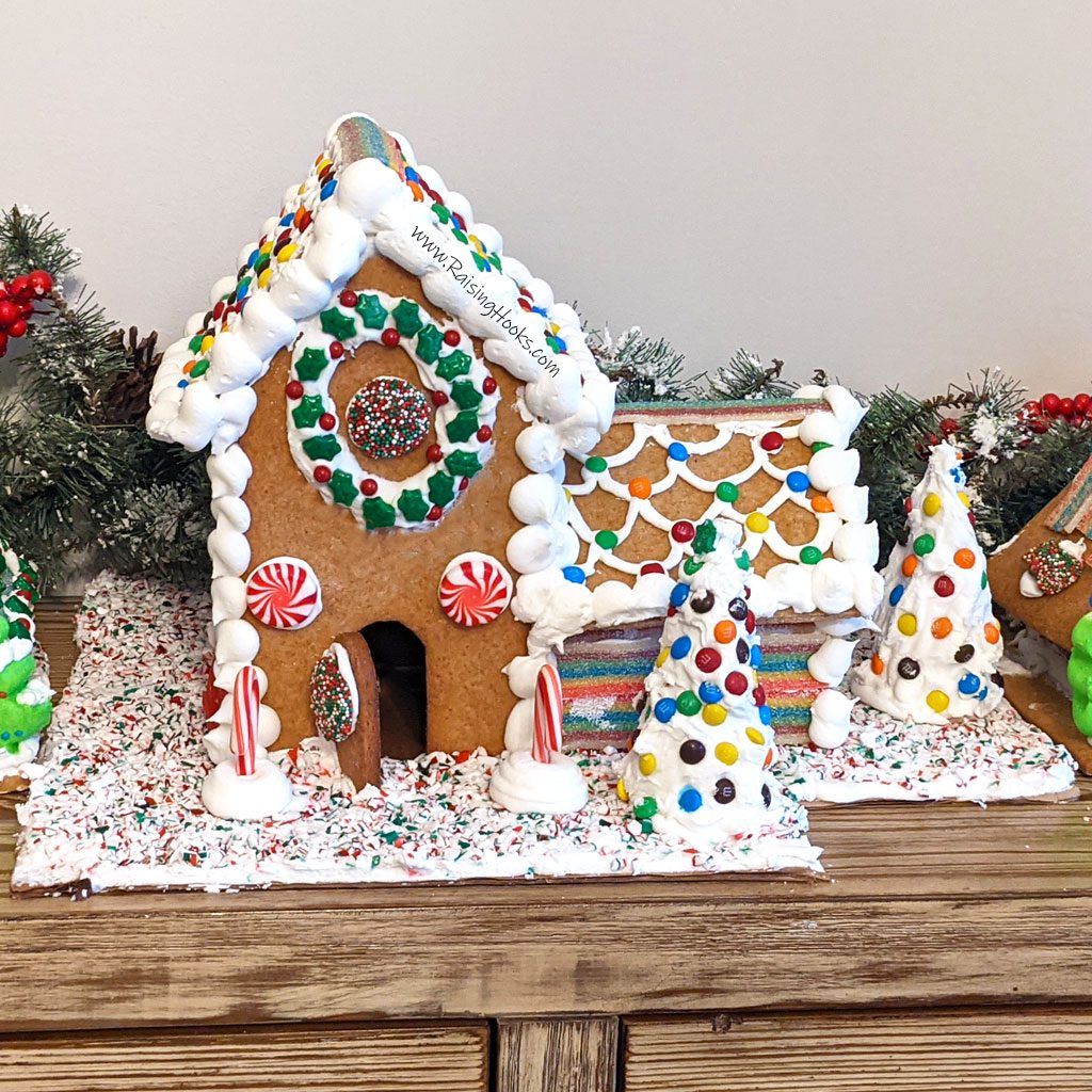 EASY 2 Story Gingerbread House & Template Raising Hooks