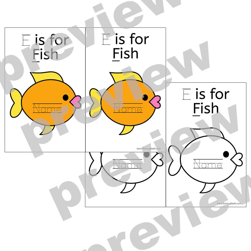 Let’s Build A Fish – F is for Fish - Raising Hooks